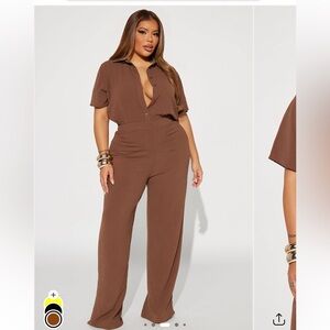 Brown Women's Jumpsuit